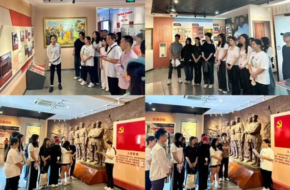 在新征程上贡献青春力量——音乐学院师生赴韦拔群烈士纪念馆开展五四青年节红色研学活动